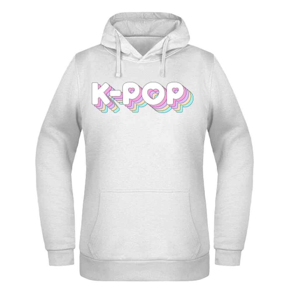 K-pop – noś swoją pasję głośno i kolorowo bluza damska z kapturem