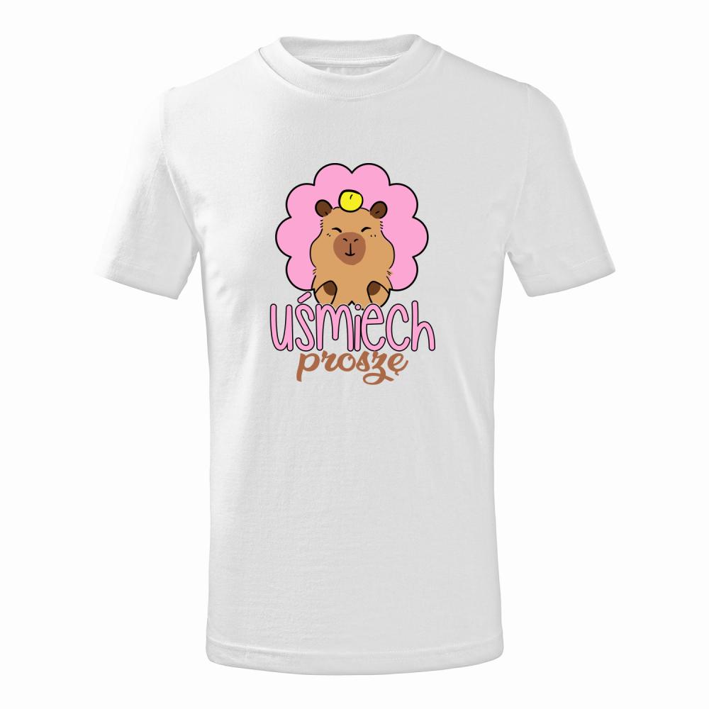 Kapibara Uśmiech proszę koszulka junior