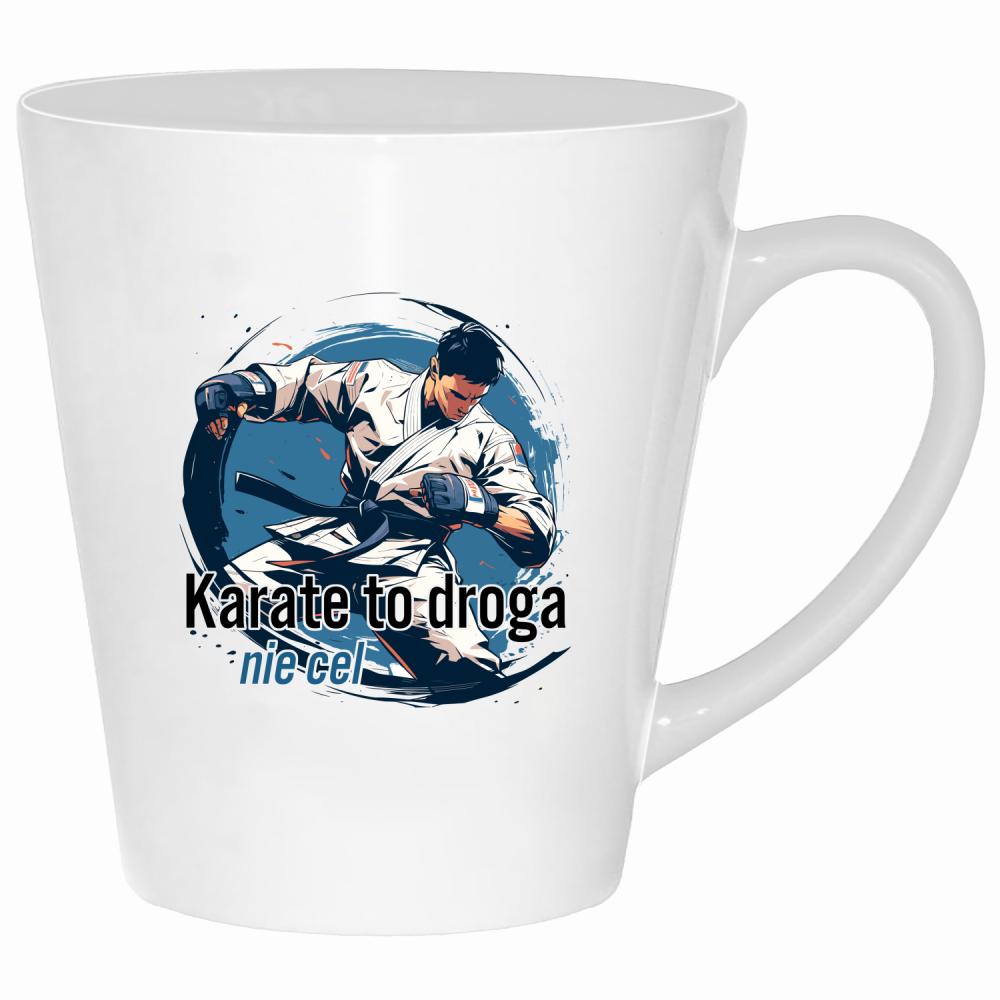 Karate to droga, nie cel kubek latte
