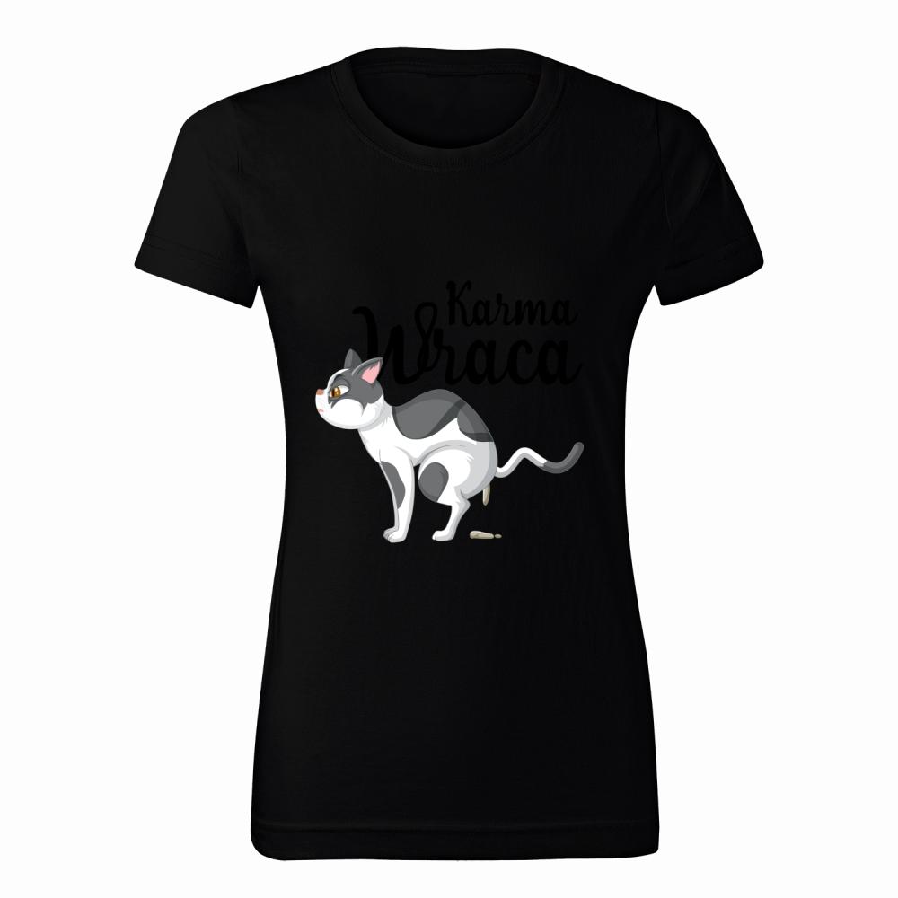 Karma wraca koszulka damska kolor żółty