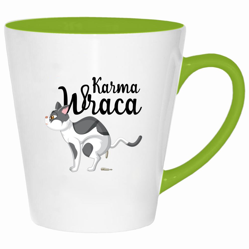 Karma wraca kubek latte kolor limonka