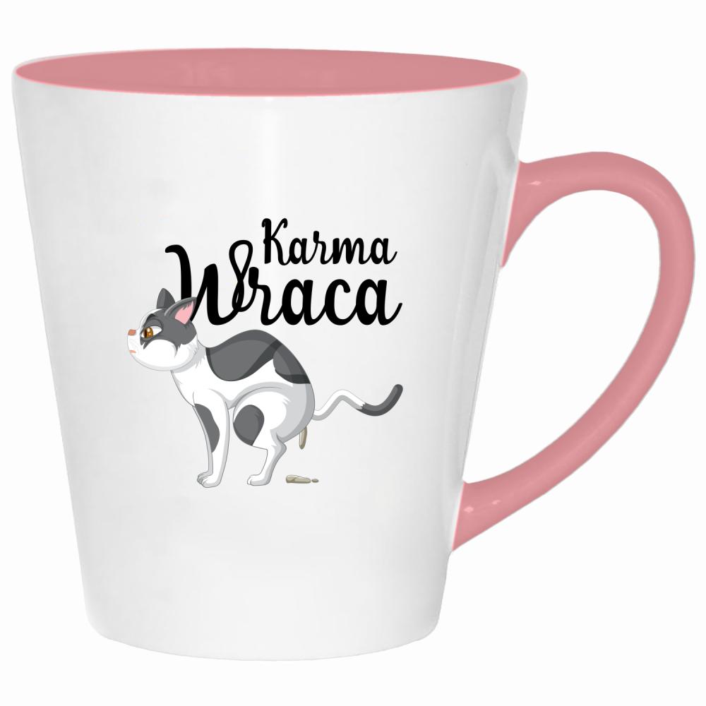Karma wraca kubek latte kolor pink