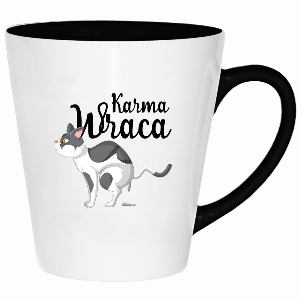 Karma wraca kubek latte kolor różowy