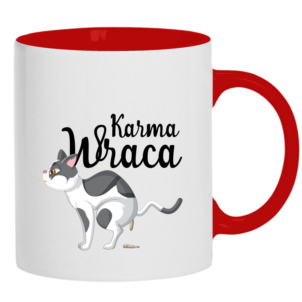 Karma wraca kubek ucho kolor kolor turkus