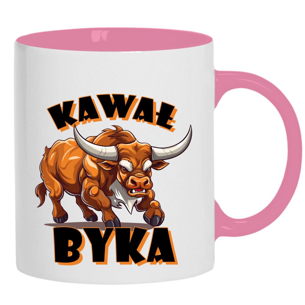 Kawał Byka kubek ucho kolor kolor różowy