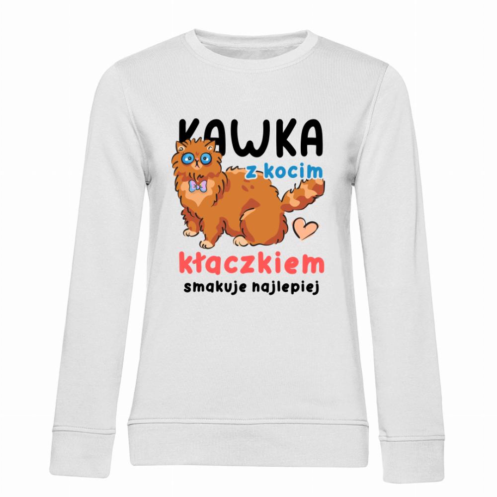 Kawka z Kocim Kłaczkiem bluza damska bez kaptura