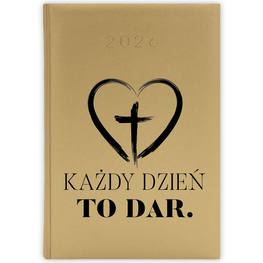 Każdy dzień to dar kalendarz książkowy a5 2026