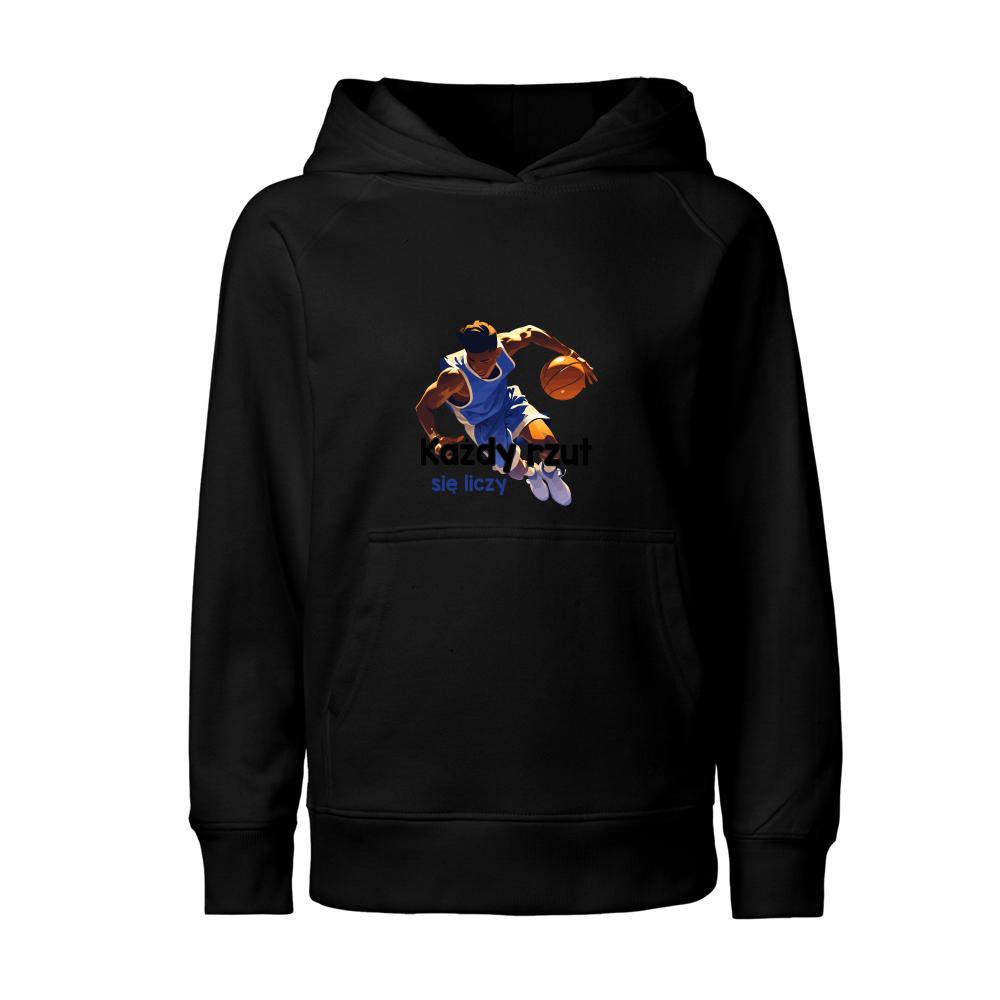 Każdy rzut się liczy bluza junior kolor navy