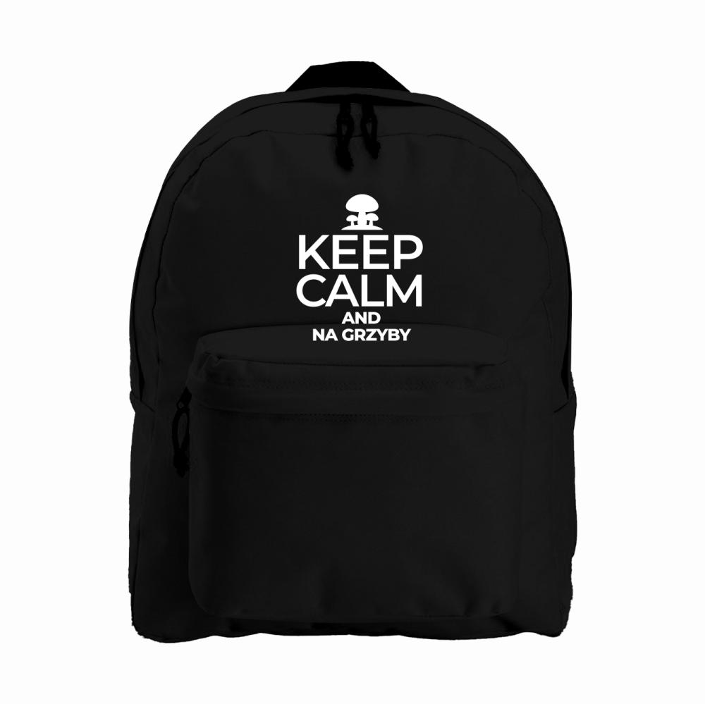 KEEP CALM AND GRZYBY plecak