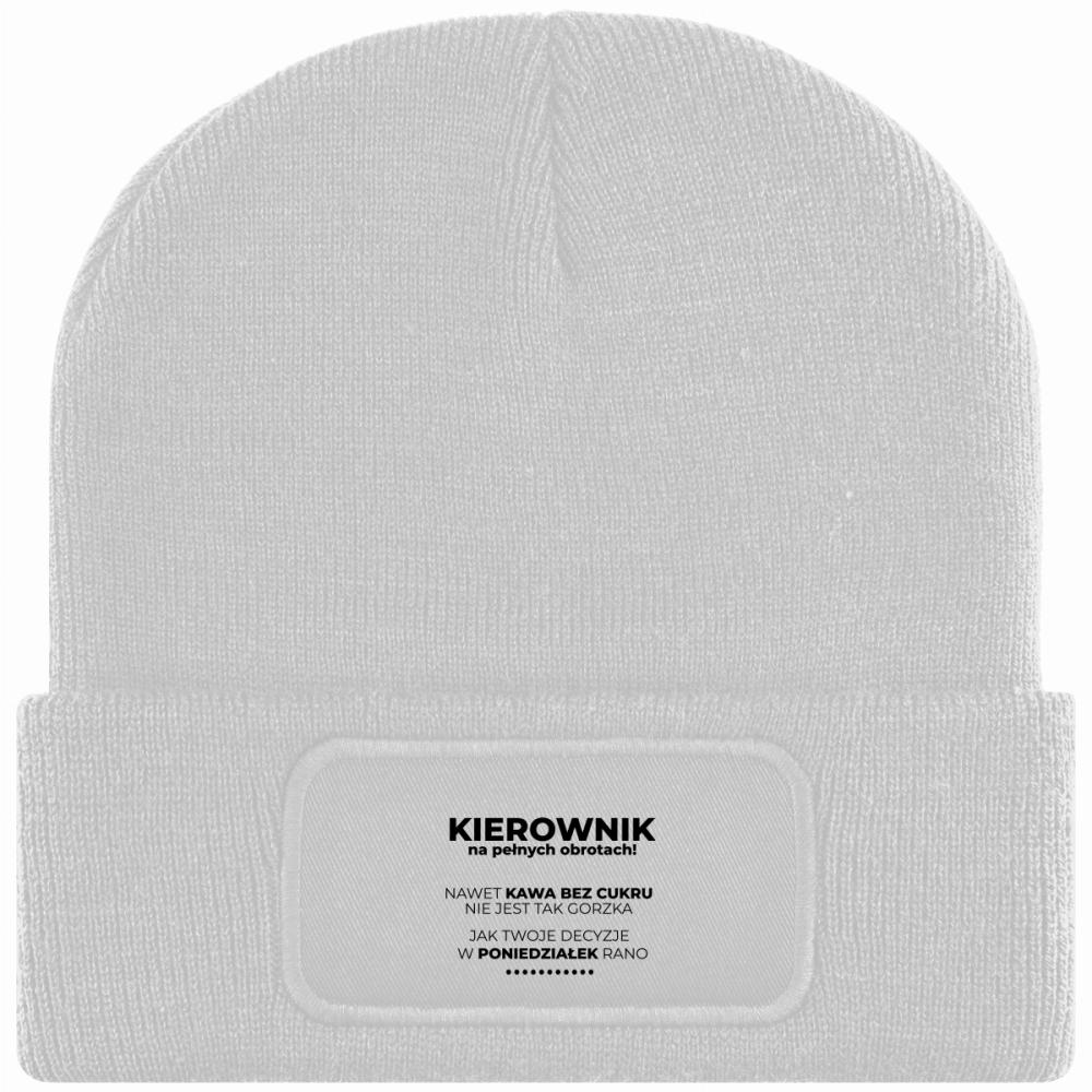KIEROWNIK NA PEŁNYCH OBROTACH czapka zimowa