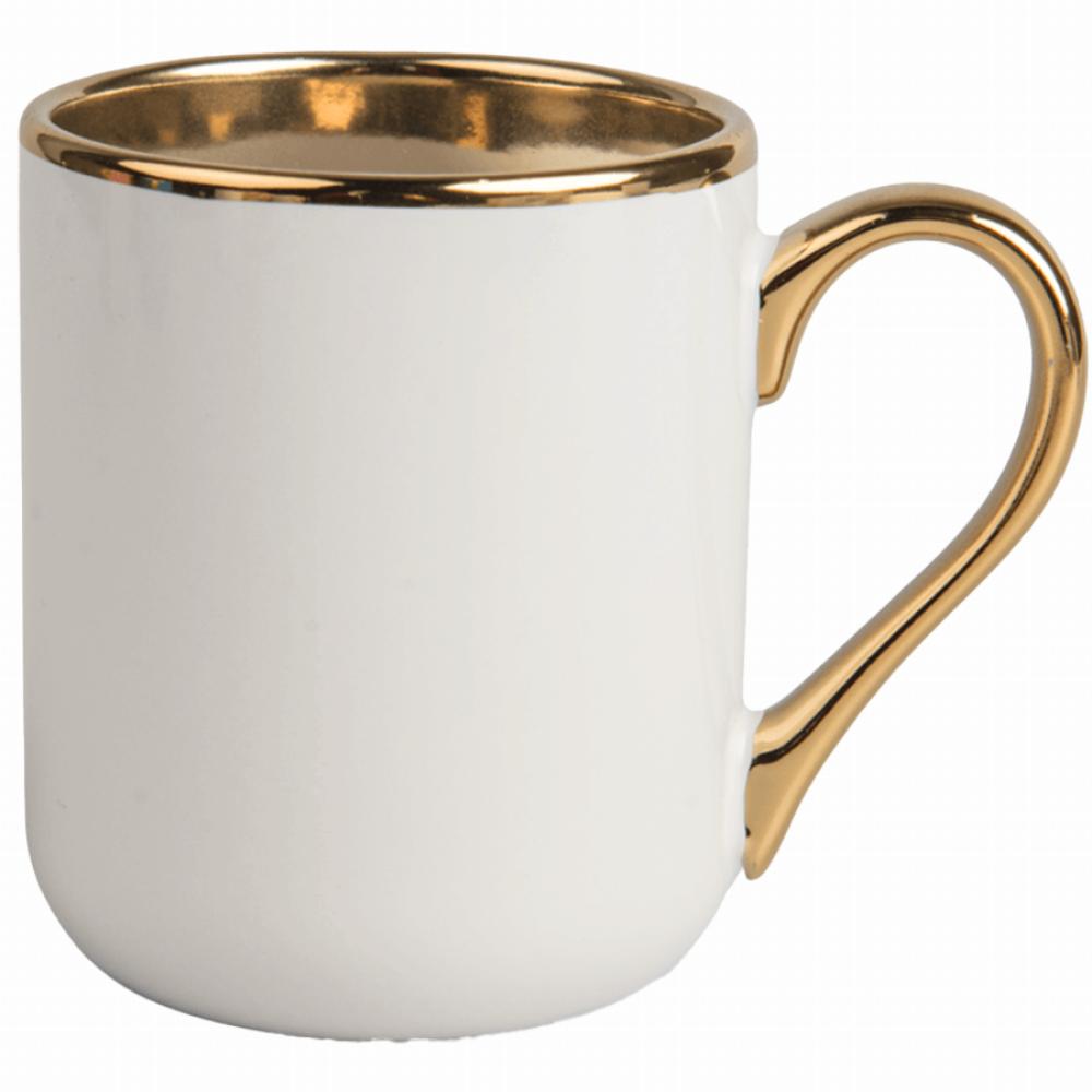 KIEROWNIK ZAMIESZANI kubek elegant biały kolor czerwony latte