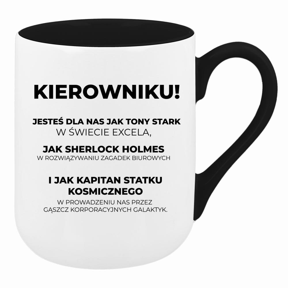 Kierowniku Jesteś jak Tony Stark kubek coffee kolor różowy