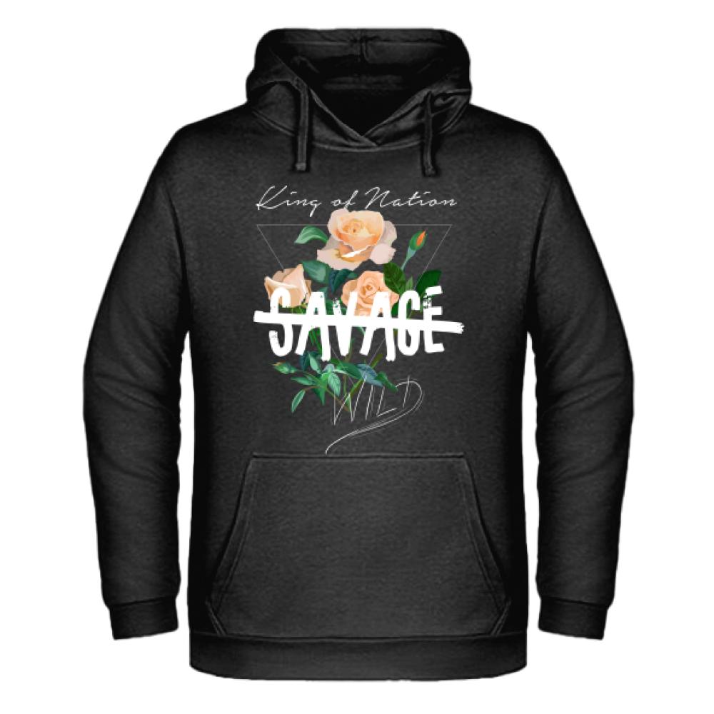 King of Nation 1 bluza męska z kapturem