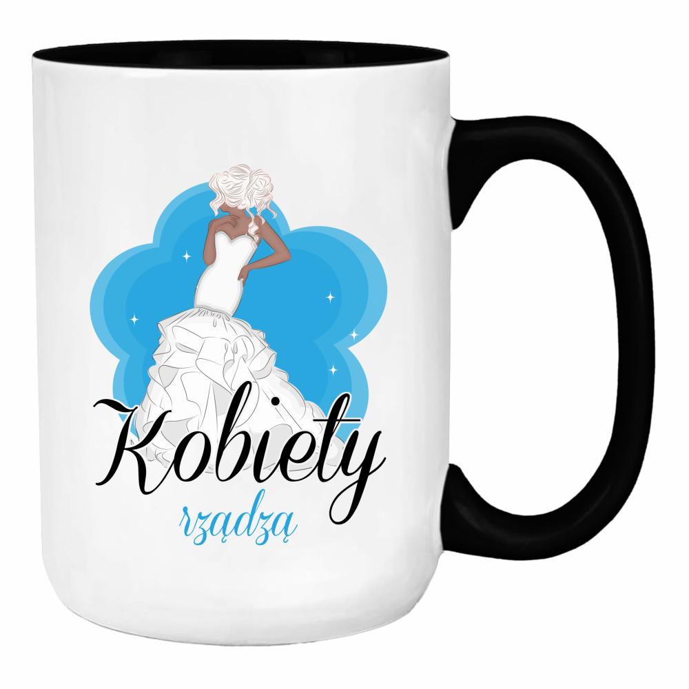 Kobiety rządzą 2 duży kubek ucho kolor kolor limonka