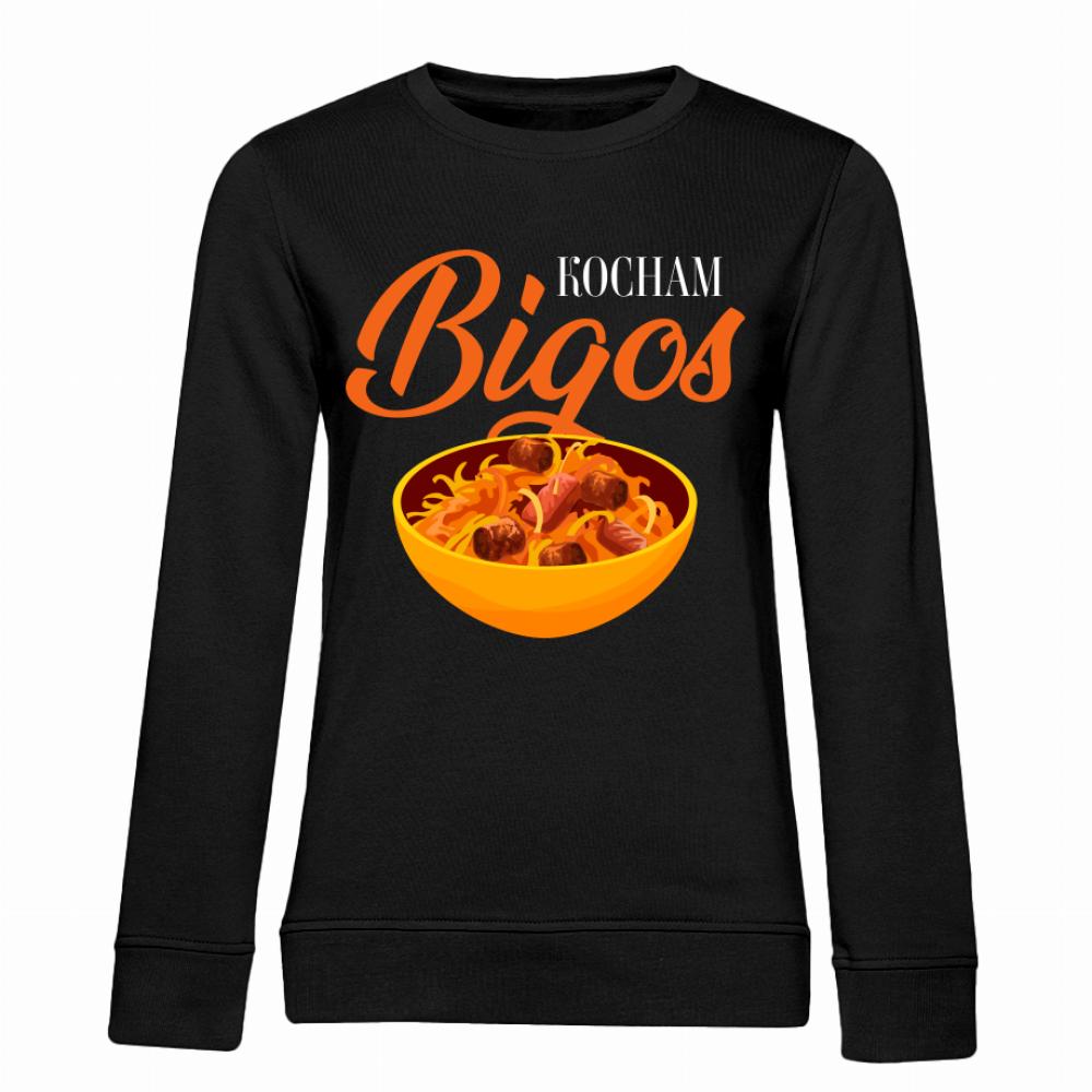 Kocham Bigos bluza damska bez kaptura