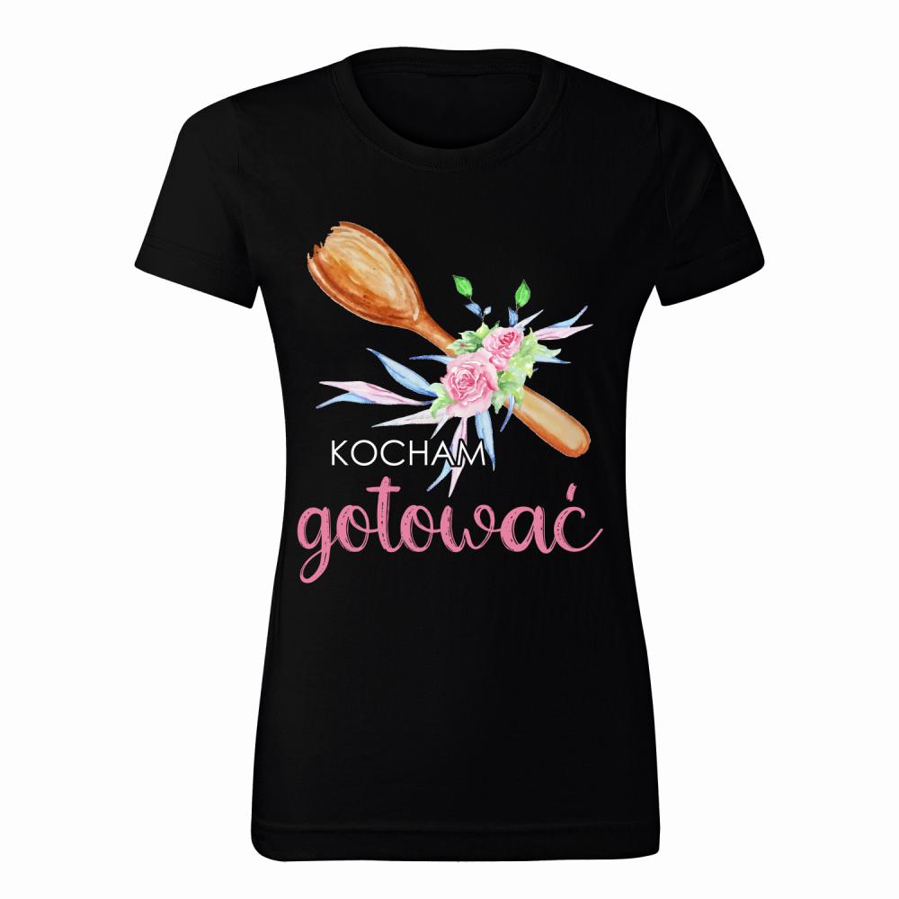 Kocham gotować koszulka damska
