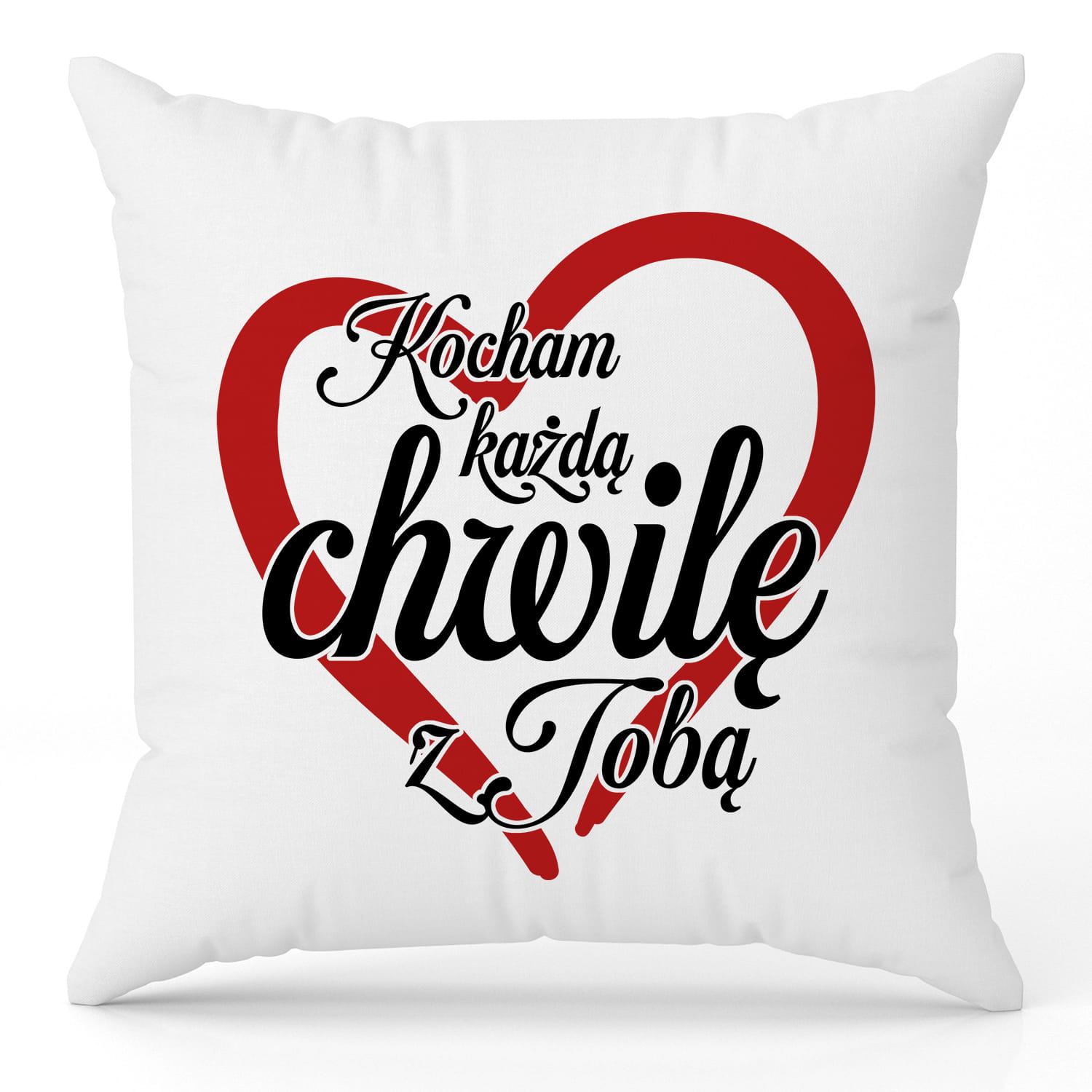 Kocham każdą chwilę z Tobą 2 poduszka
