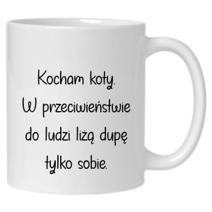 Kocham Koty w Przeciwieństwie do ludzi