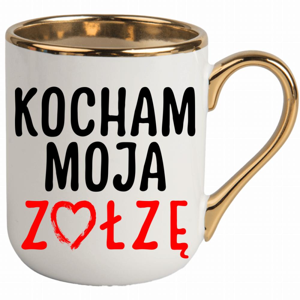 Kocham moją Zołzę kubek elegant biały