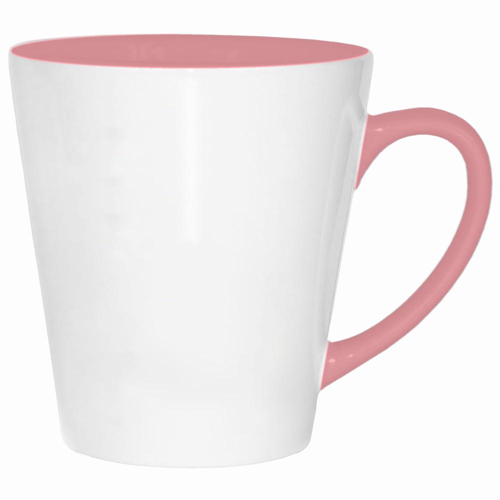 Kocham pieski kubek latte kolor pink