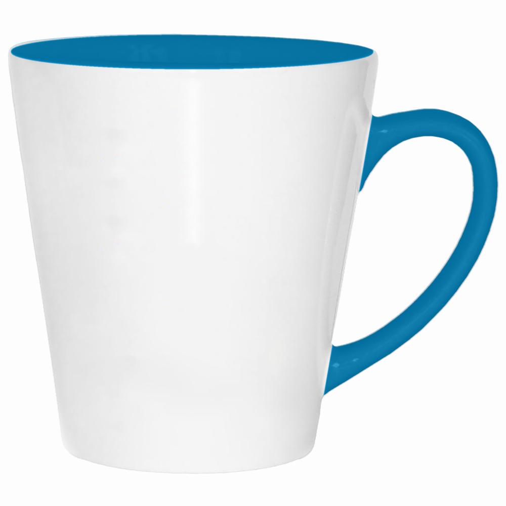 Kocham pieski kubek latte kolor turkus