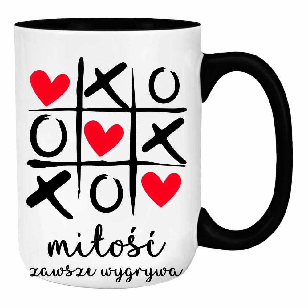 Kochanie pamiętaj, że nie ważne gdzie jestem duży kubek ucho kolor kolor biały