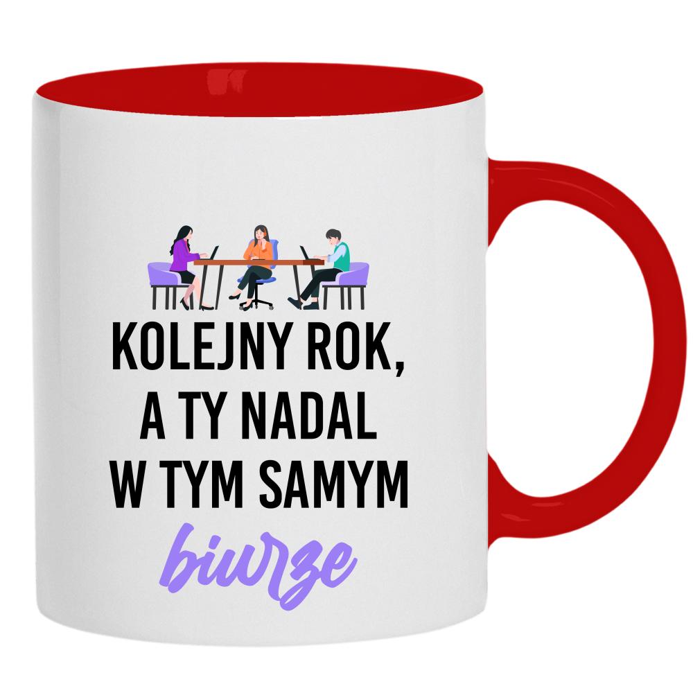 Kolejny rok, a Ty nadal w tym samym biurze kubek ucho kolor