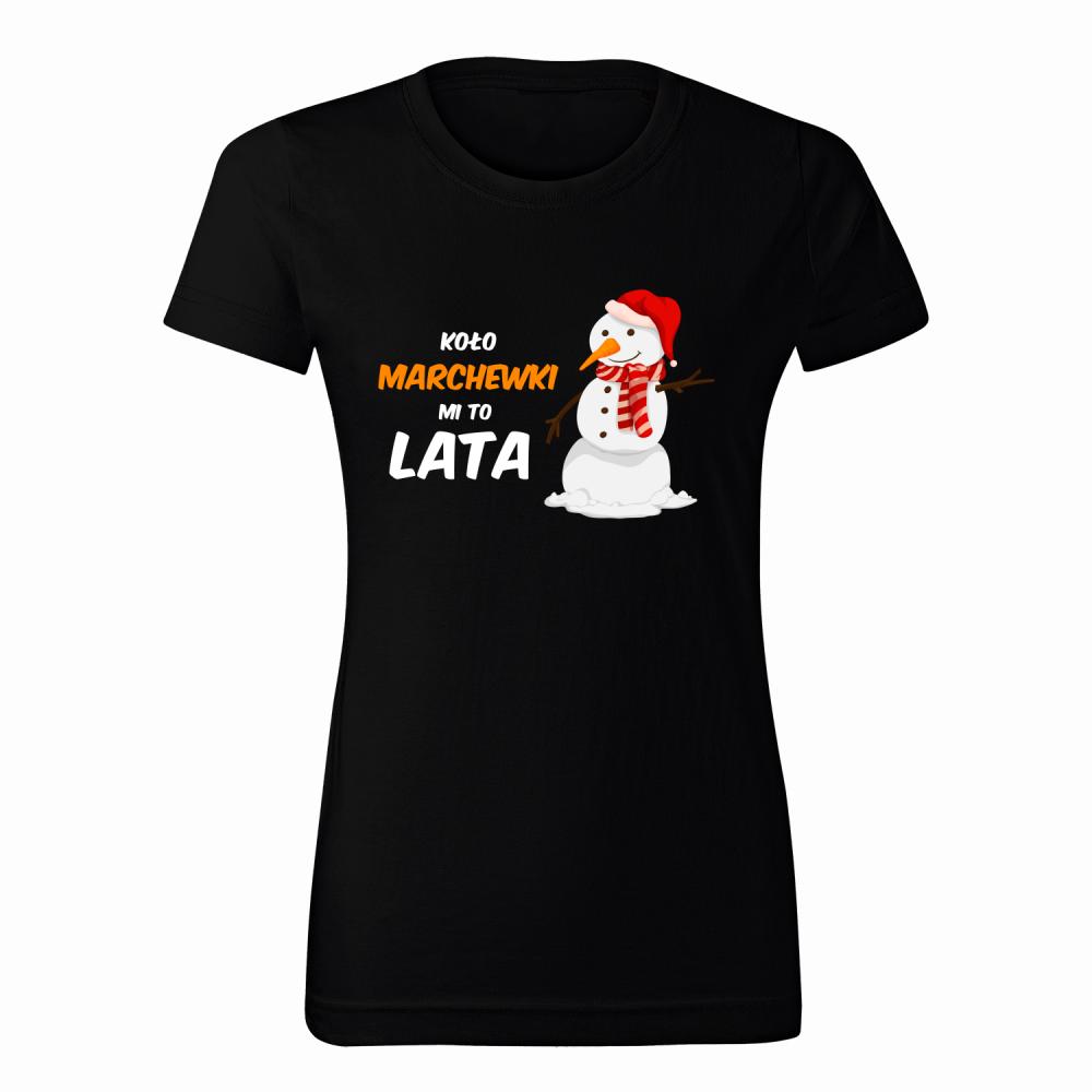 Koło Marchewki mi to Lata  koszulka damska