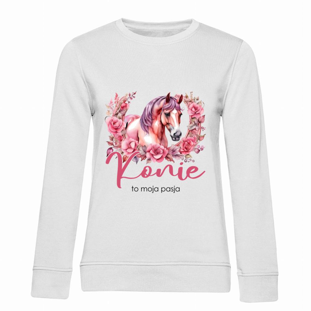 Konie to moja pasja 2 bluza damska bez kaptura