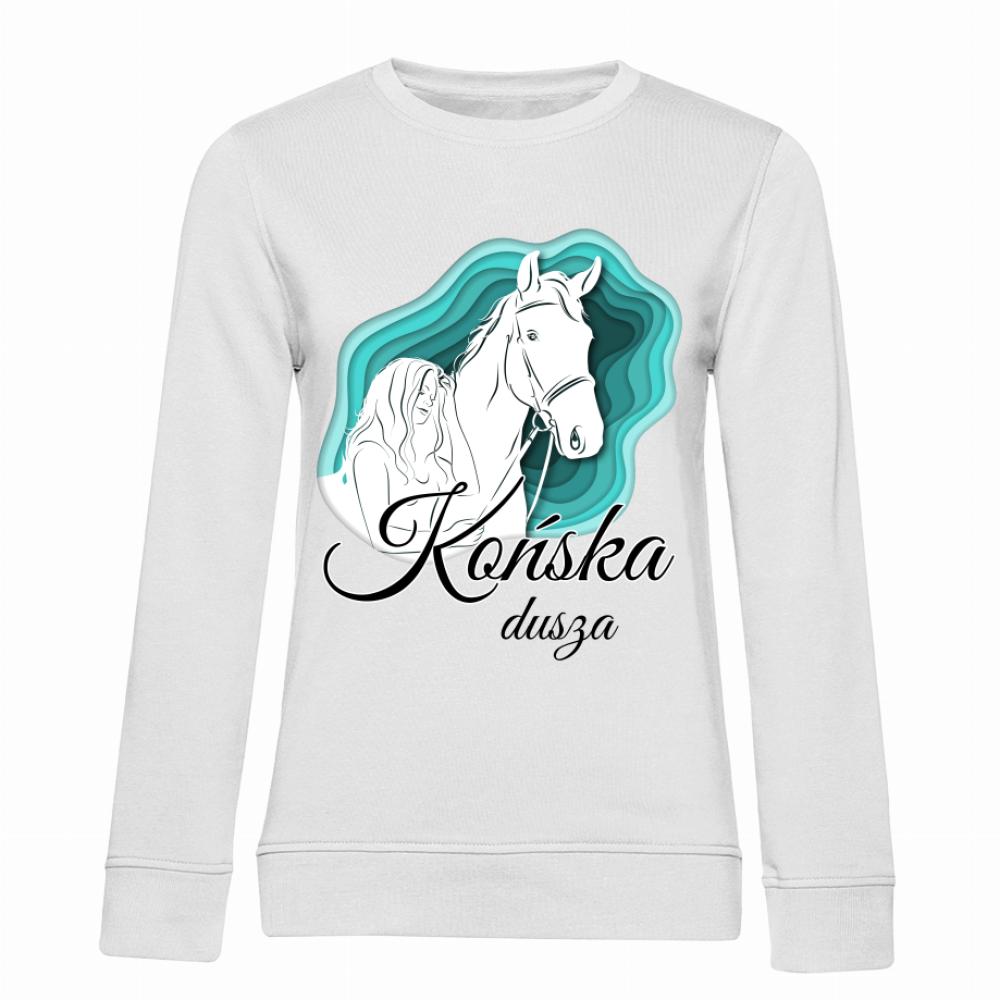Końska dusza bluza damska bez kaptura