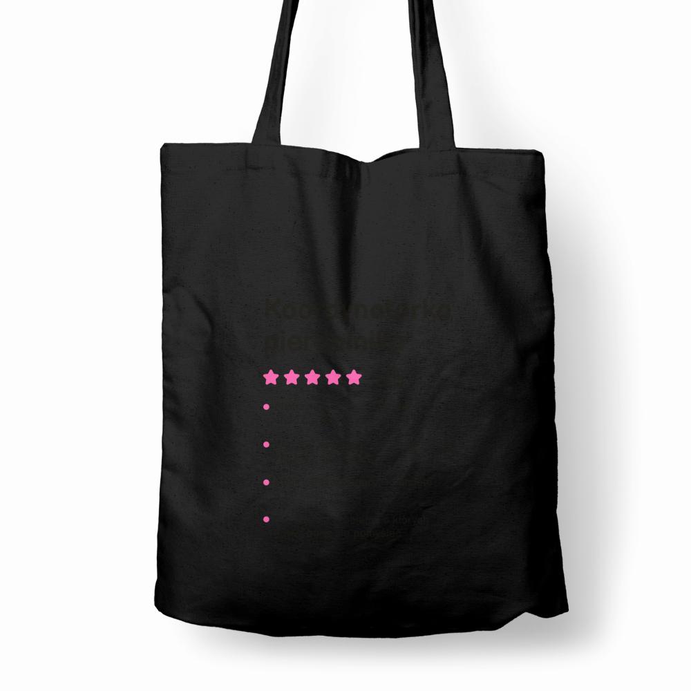 Koordynatorka pierdolnika torba bawełniana kolor biały