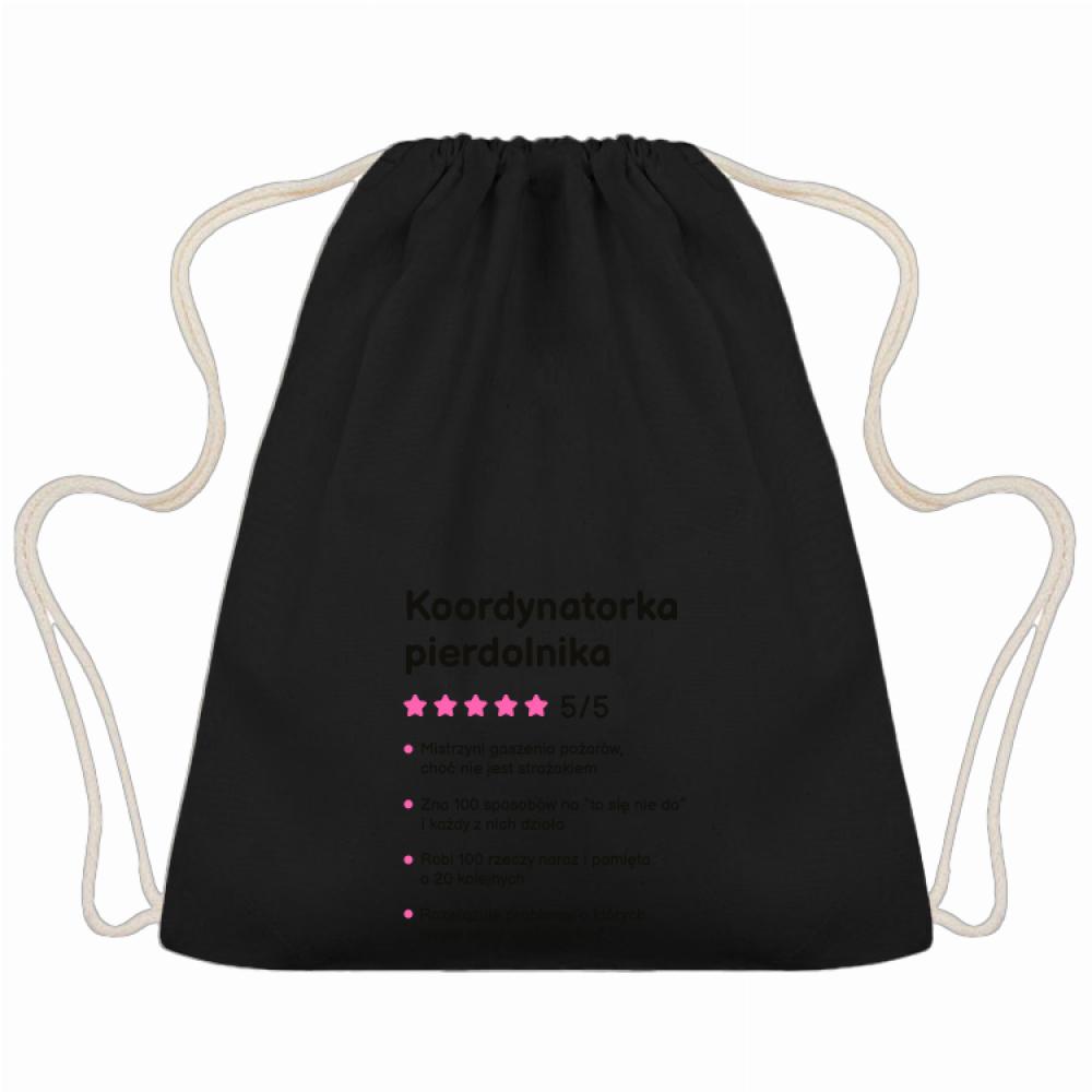 Koordynatorka pierdolnika workoplecak kolor dusty rose