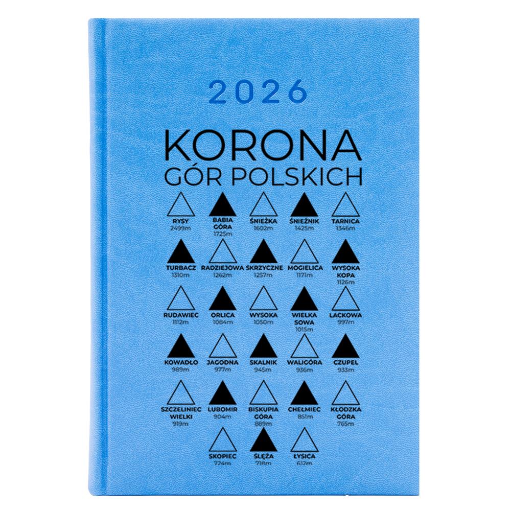 Korona Gór Polskich kalendarz książkowy a5 2026