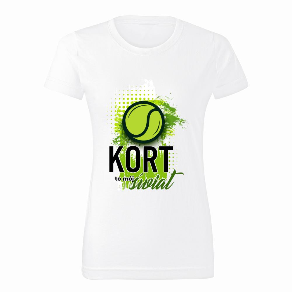 Kort to mój świat Białe koszulka damska