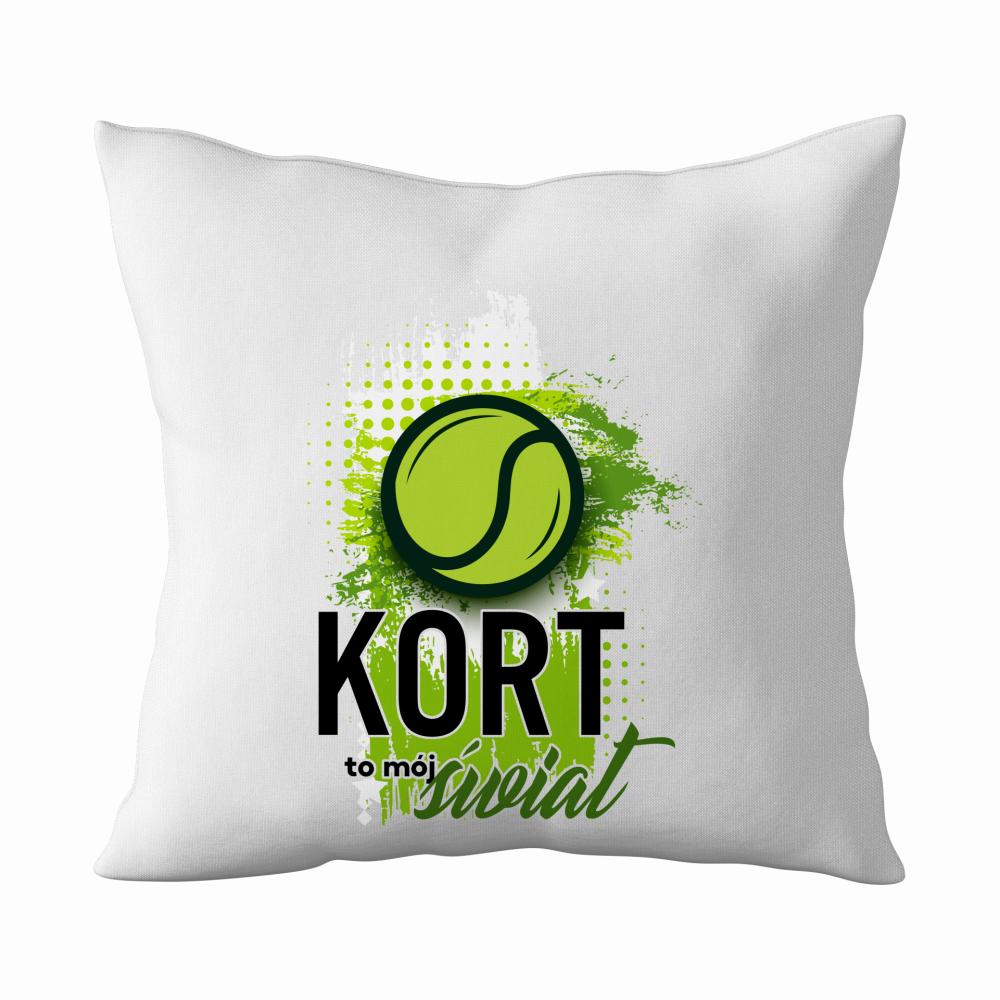 Kort to mój świat Białe poduszka