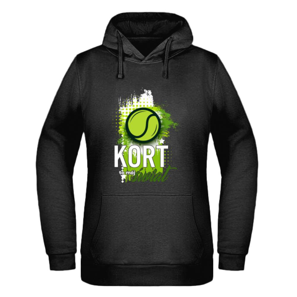 KORT TO MÓJ ŚWIAT bluza damska z kapturem