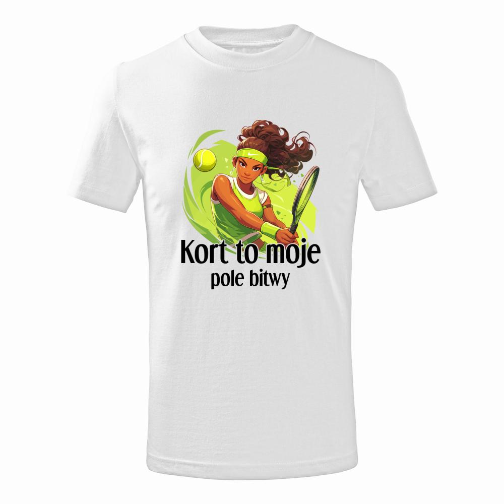 Kort to moje pole bitwy koszulka junior