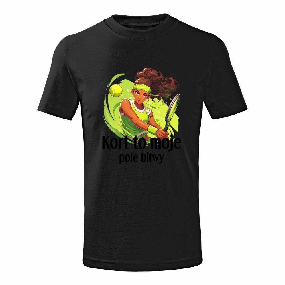 Kort to moje pole bitwy koszulka junior kolor navy