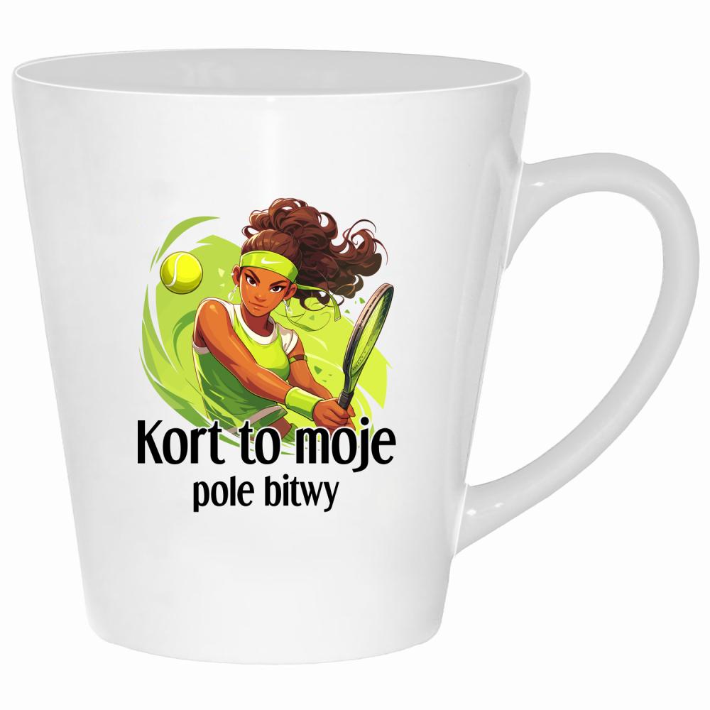 Kort to moje pole bitwy kubek latte