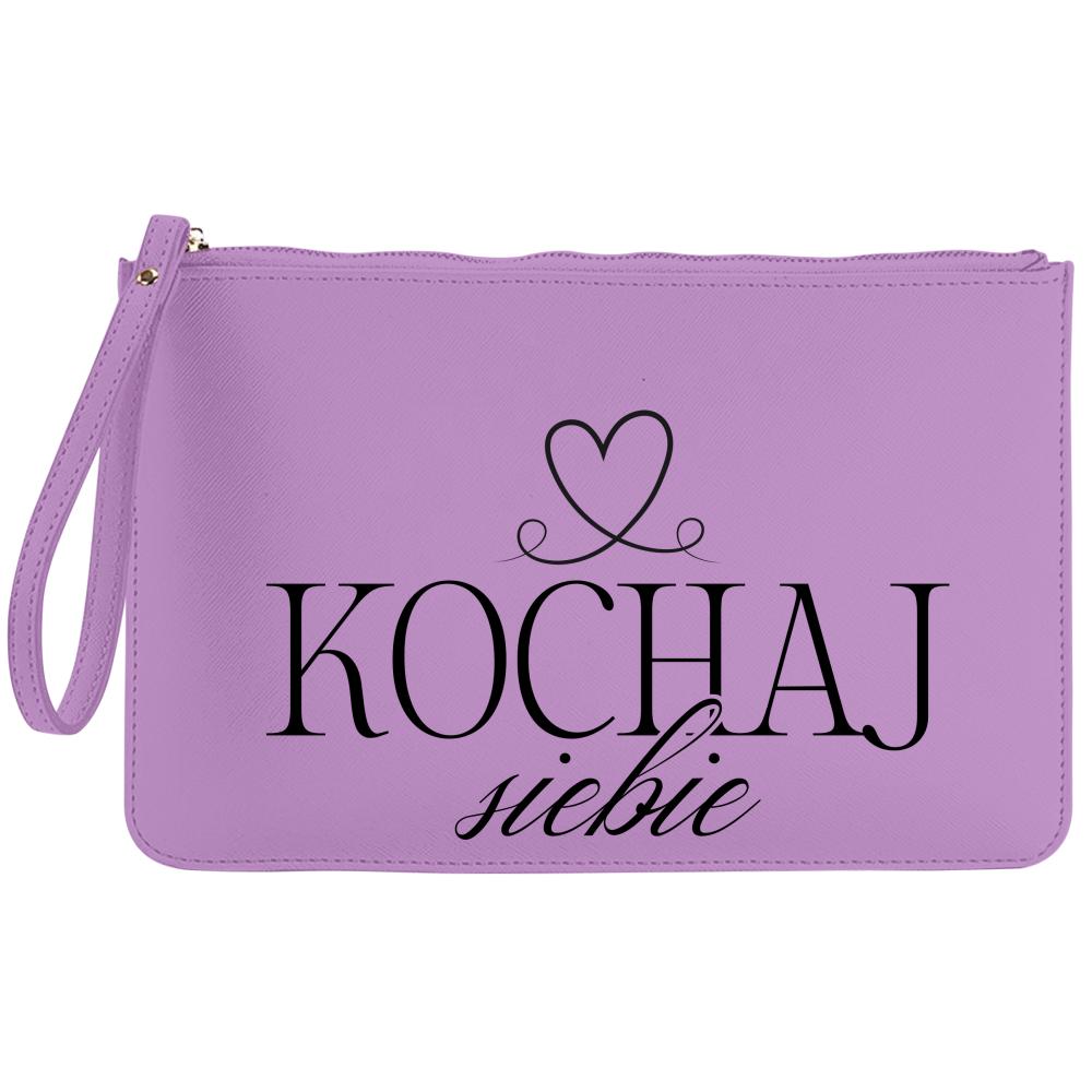 Kosmetyczka Kochaj siebie kosmetyczka kolor purpurowy