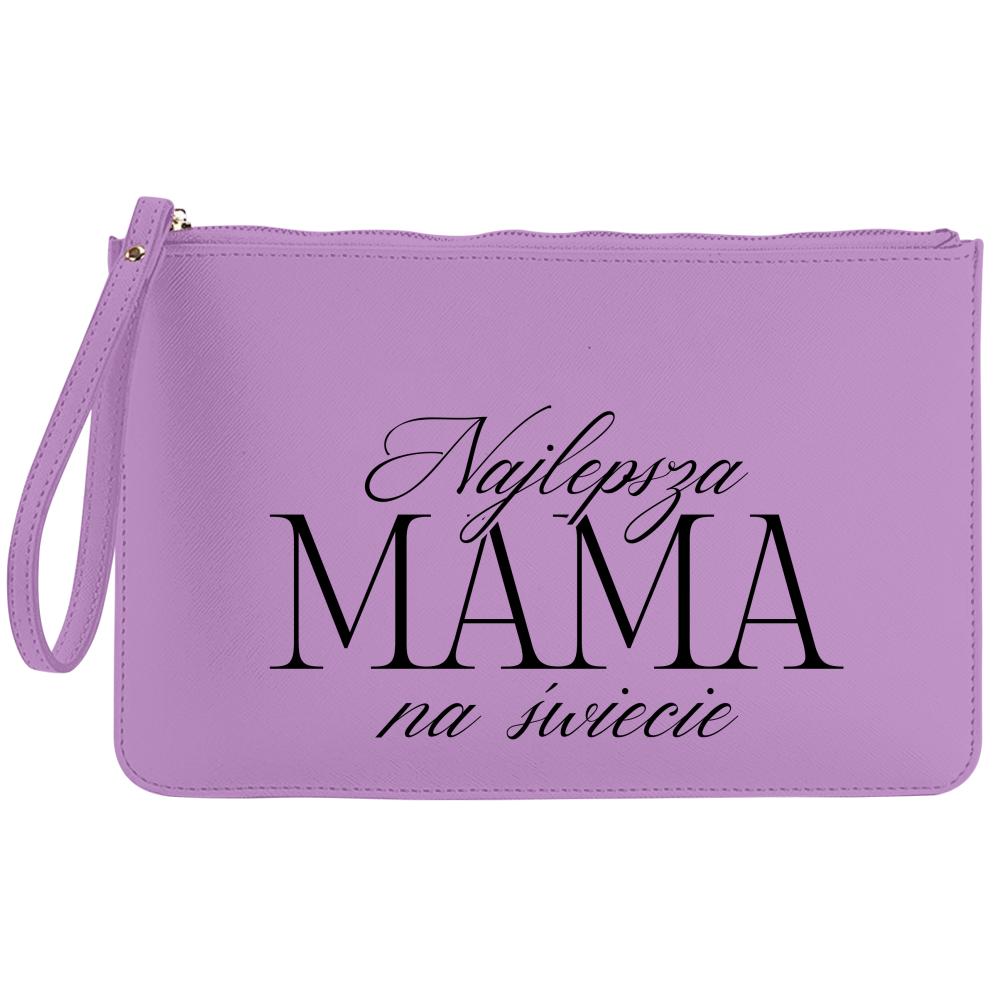 Kosmetyczka Najlepsza Mama na świecie kosmetyczka kolor purpurowy
