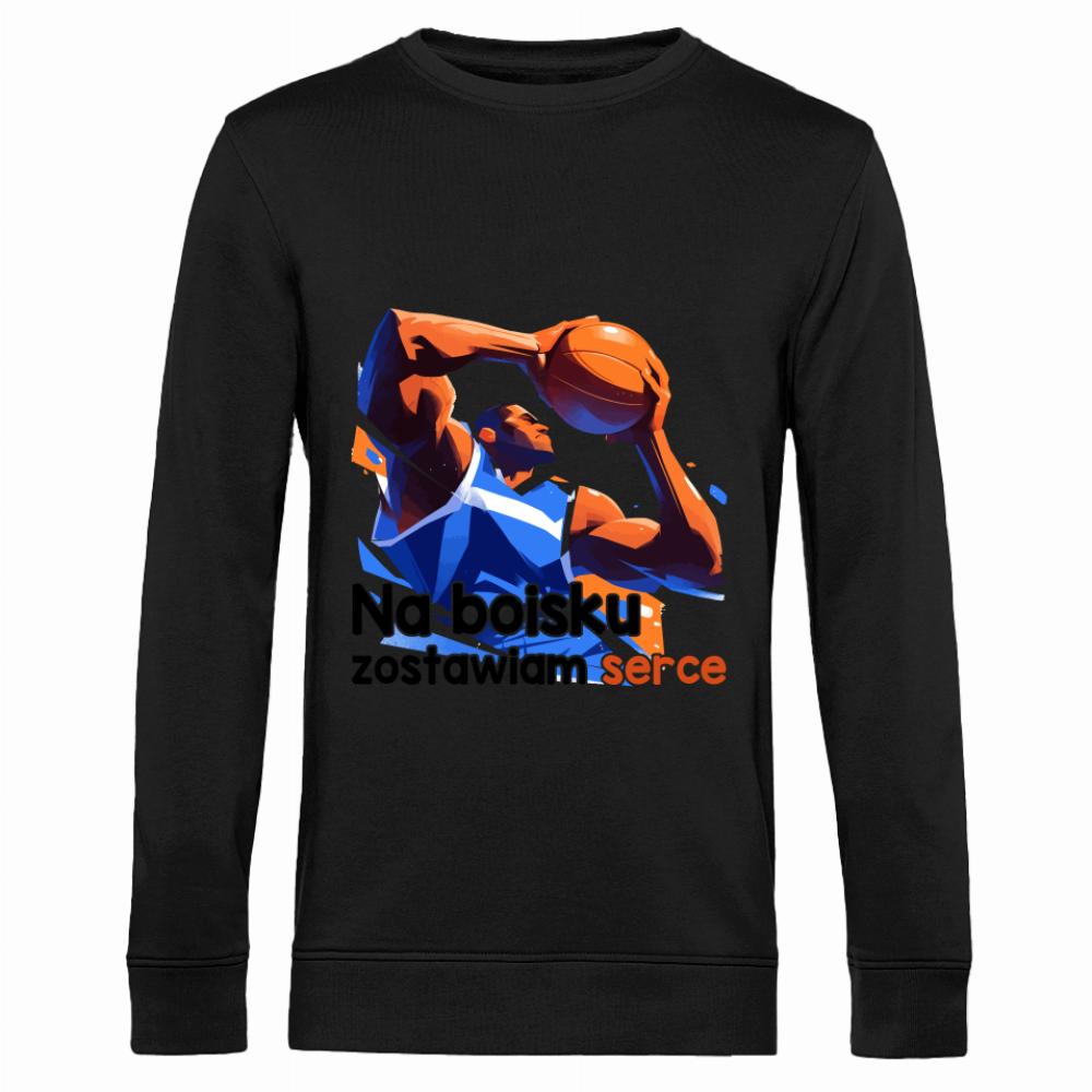 Kosz to styl życia 2 bluza męska bez kaptura kolor żółty