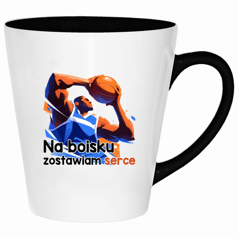 Kosz to styl życia 2 kubek latte kolor biały