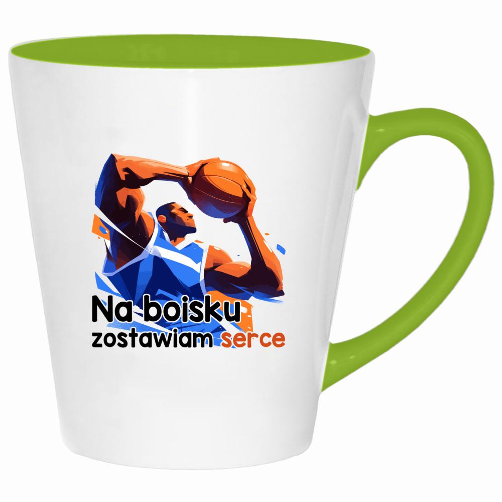 Kosz to styl życia 2 kubek latte kolor limonka