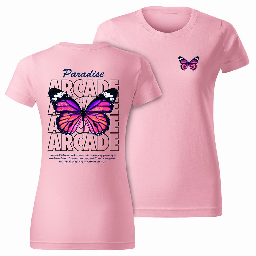 Koszulka ARCADE koszulka damska różowa