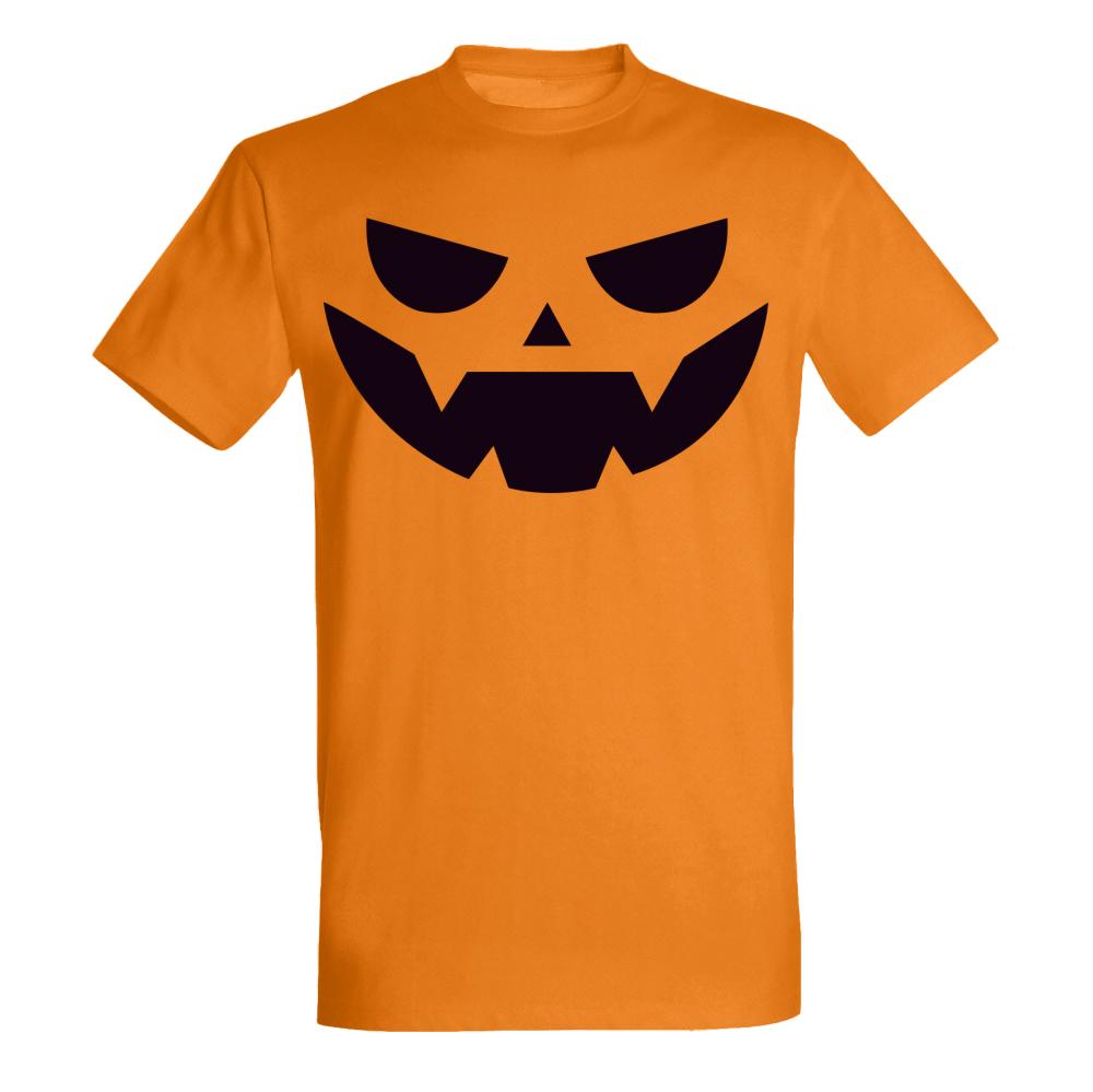 Koszulka Halloweeen 4 koszulka męska kolor pomarańczowa koszulka