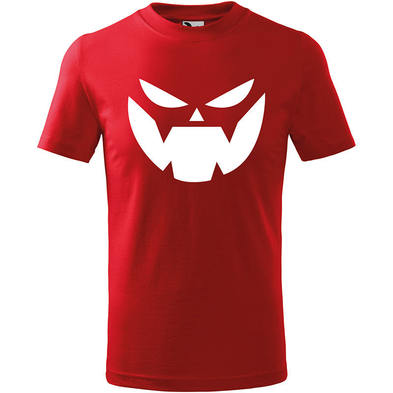 Koszulka Halloweeen koszulka junior kolor czerwona koszulka