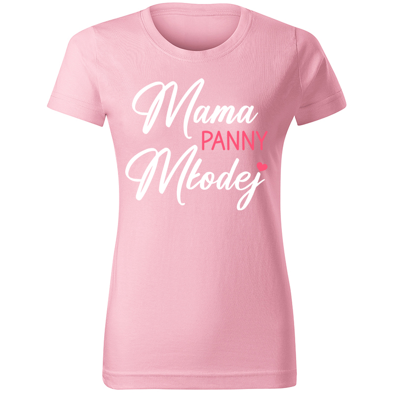 Koszulka Mama Panny Młodej koszulka damska kolor koszulka różowa