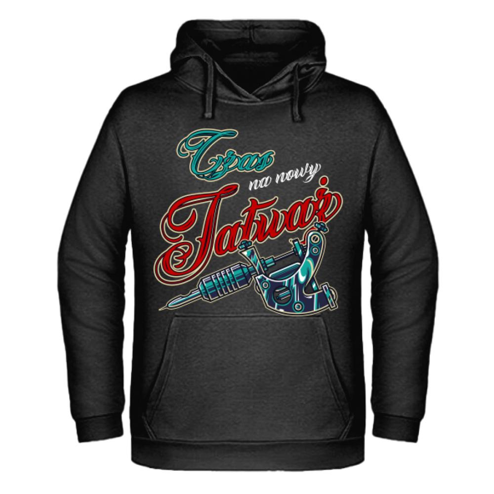 Krew moich klientów bluza męska z kapturem