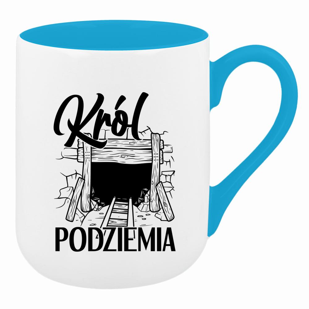 Król podziemia kubek coffee kolor turkusowy